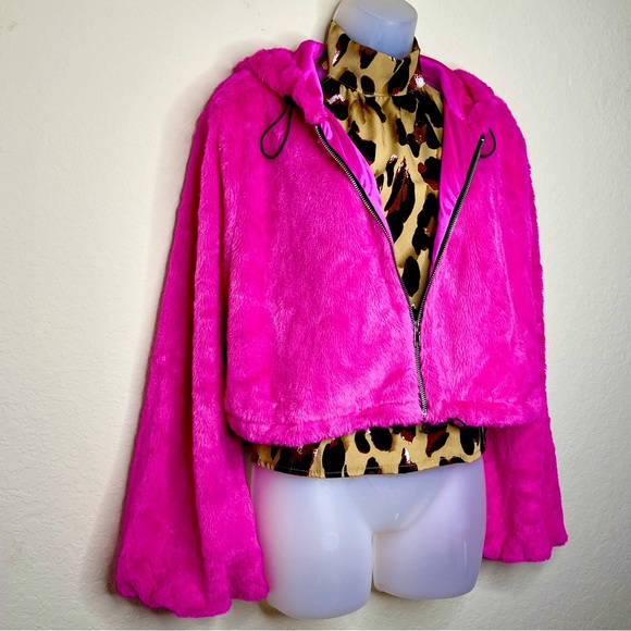 Yumeng Fushi Leopard Blouse Size S Sleeveless Stretch Halter Collar Shirt Top - Picture 8 of 13